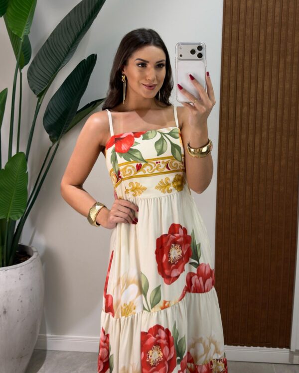 vestido flor isis vestido flor isis