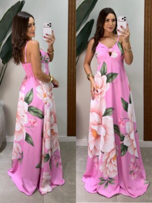 vestido tropical limon lívia