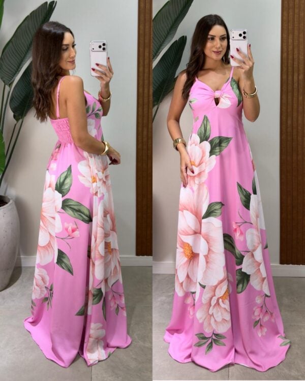 vestido tropical limon lívia