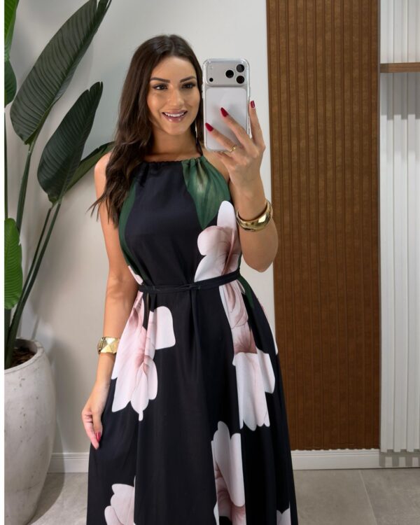 vestido longo frente Única laís vestido longo frente Única laís