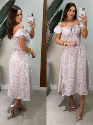 vestido aline amarelo roxo