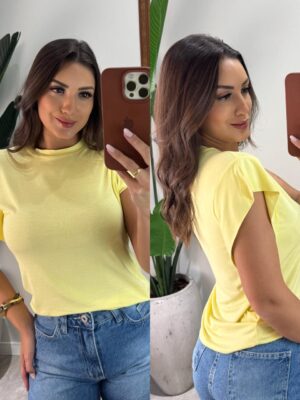 body de gola giovana preto