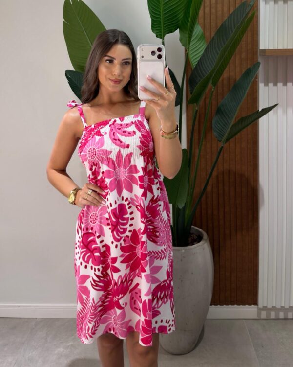 vestido curto amarração luna rosa vestido curto amarração luna rosa