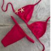 biquíni fita bronze pink