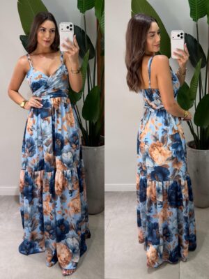 vestido midi drapeado isis preto (cópia)