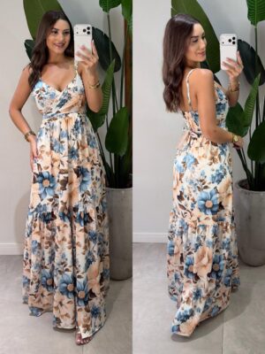 vestido midi drapeado isis preto (cópia)