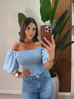 vestido longo liso aurora azul