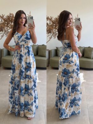 vestido gola alta teresa fúcsia