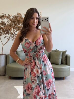 vestido gola alta teresa fúcsia vestido gola alta teresa fúcsia