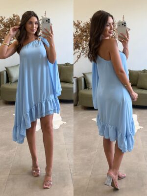 vestido gola alta teresa fúcsia