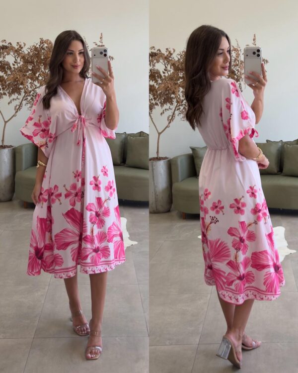 vestido tropical francisca creme vestido tropical francisca creme