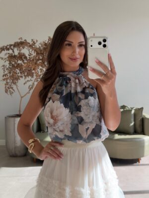 blusinha flor nádia azul