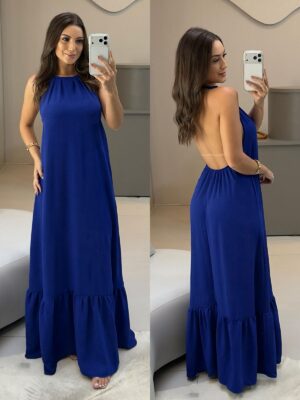 vestido frente Única sofhia marrom