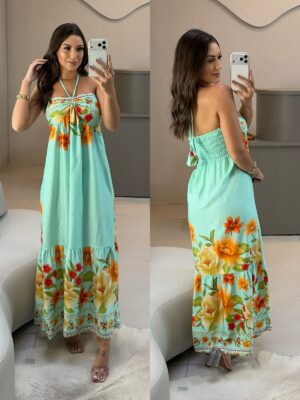 vestido valquiria verde