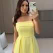 vestido midi fivela nice amarelo (cópia)