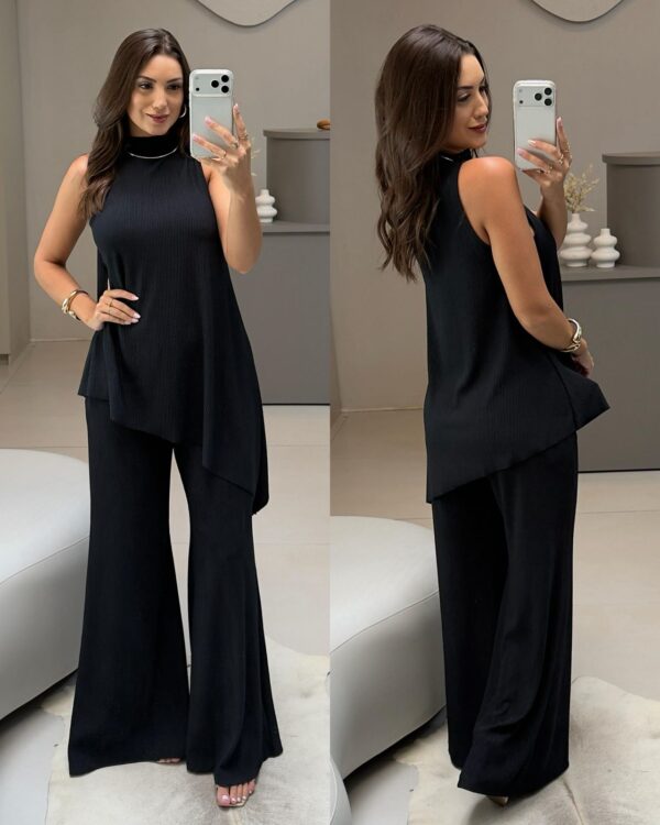 conjunto longo carol preto