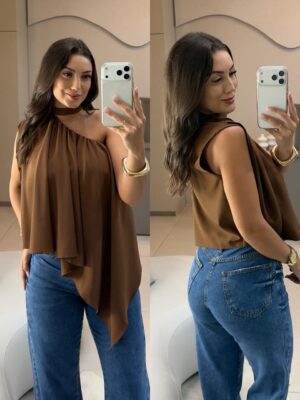 blusinha ponta ingrid azul