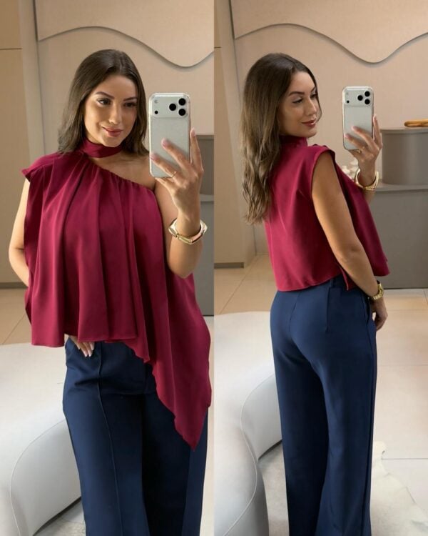 blusinha ponta ingrid bordo blusinha ponta ingrid bordo