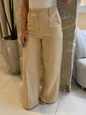 calça alfaiataria lucia creme