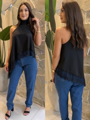 blusa de renda julia branco