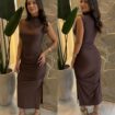 vestido midi drapeado ellen preto (cópia)