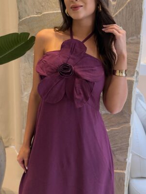 vestido midi drapeado ellen preto (cópia)