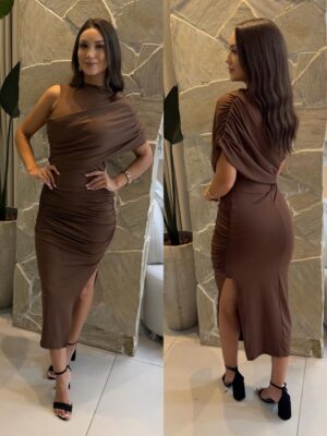 blusa nula manga eva chocolate