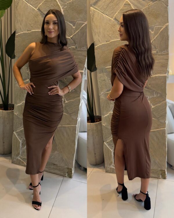 blusa nula manga eva chocolate