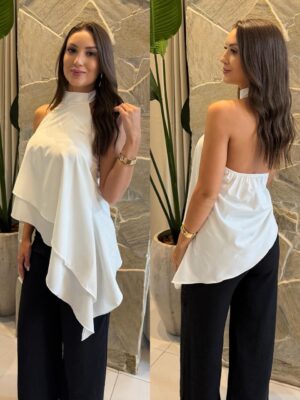 blusa nula manga eva chocolate