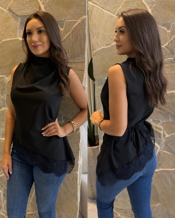 blusinha alça ponta carmélia creme