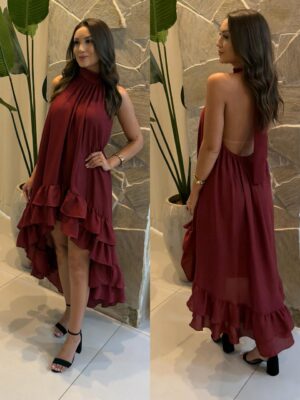 blusa manga longa chiffon lucia branco