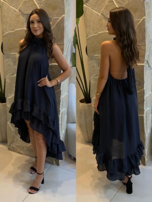 blusa manga longa chiffon lucia branco