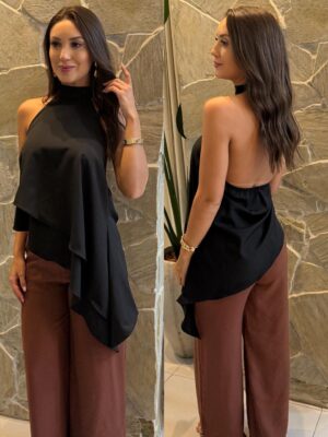 vestido tomara que caia festa dandara azul bic