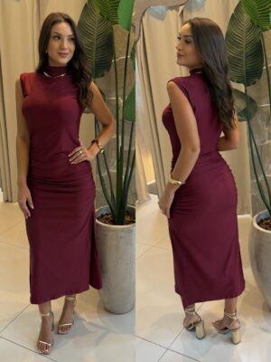 vestido marina preto